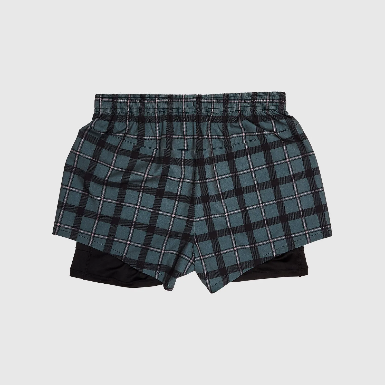 2 in 1 Checker Pace Shorts 3''